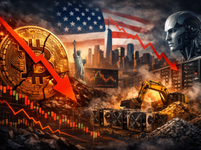 비트코인, 미 기술주 조정 여파로 하락 전환…채굴 관련주 동반 약세