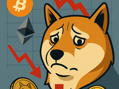 도지코인, 하루 새 8% 급락…레버리지 청산·ETF 실망이 만든 ‘복합 악재’