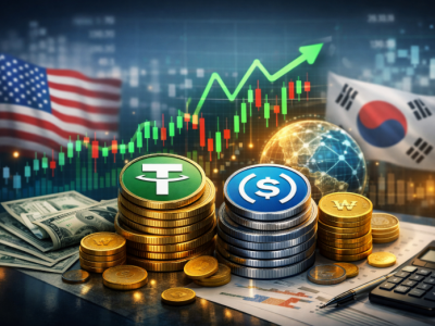 환율 불안에 ‘달러 스테이블코인’ 거래 급증…국내 거래소 3개월 연속 증가