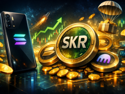 솔라나 모바일 ‘시커’로 하드웨어 Web3 승부수… SKR 토큰, 상장·에어드롭 겹치며 변동성 확대