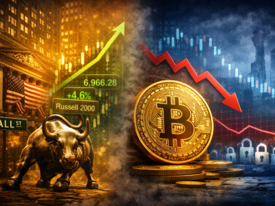 월가 랠리는 ‘위험자산 확산’… 비트코인은 9만 달러 박스권에 머문 이유