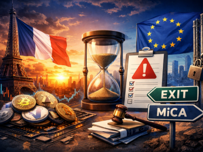프랑스 가상자산 기업 30%, MiCA 라이선스 의사 미통보…EU 규제 전환 막판 ‘리스크’ 커진다