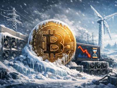 비트코인, 초강력 북극 한파에 '멈칫'… 해시레이트 급감과 블록 생성 지연