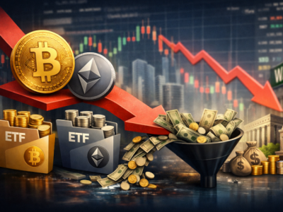 기관 자금, 현물 ETF에서 다시 ‘순유출’…비트코인·이더리움 ETF 합산 2억달러 이상 이탈
