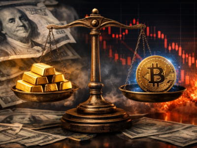 킹달러 약세가 만든 ‘피난처 경쟁’…금은 질주, 비트코인은 시험대