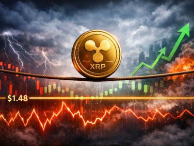 XRP, ‘실현가격 1.48달러’가 가른다… 비용선 공방 속 변동성 경계 커져