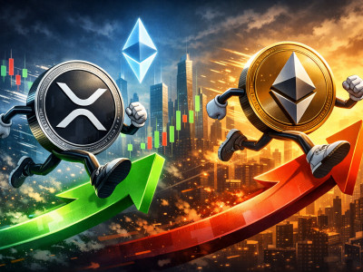 XRP, 알트코인 ‘넘버 2’ 넘본다... 이더리움과 시총 격차 좁히며 서열 개편 예고