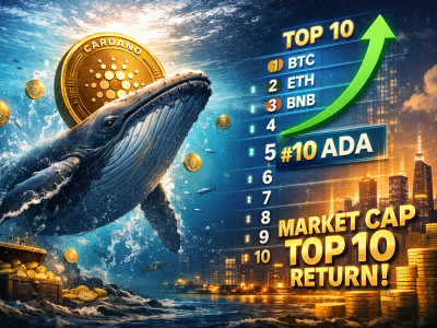 카르다노, ‘10억 ADA’ 고래 매집에 시총 10위권 탈환… 본격 반등 신호탄