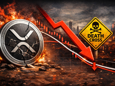 XRP, ‘데드크로스’ 발생에 1.3달러 지지선 붕괴 위기… 5억 달러 청산 후폭풍