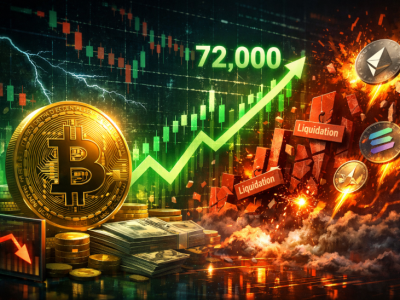 비트코인, 7만2000달러권 안착 시도…레버리지 시장 ‘숏 정리’가 변동성 키웠다