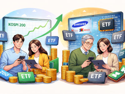 세대별 연금 투자 전략의 차이: 2030은 지수형 ETF, 5060은 반도체 집중형 ETF 선호