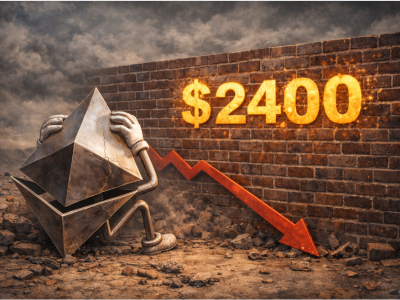 이더리움 2400달러 벽에 좌절… 2300달러 지지선 붕괴 '초읽기'