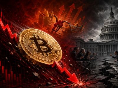 8만 달러 문턱서 미끄러진 BTC…물가 충격·입법 공전에 7만 6천 달러대 하회