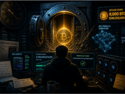 16년 전 사라진 비트코인 9,000개, 'GPU 연산'으로 부활할까?